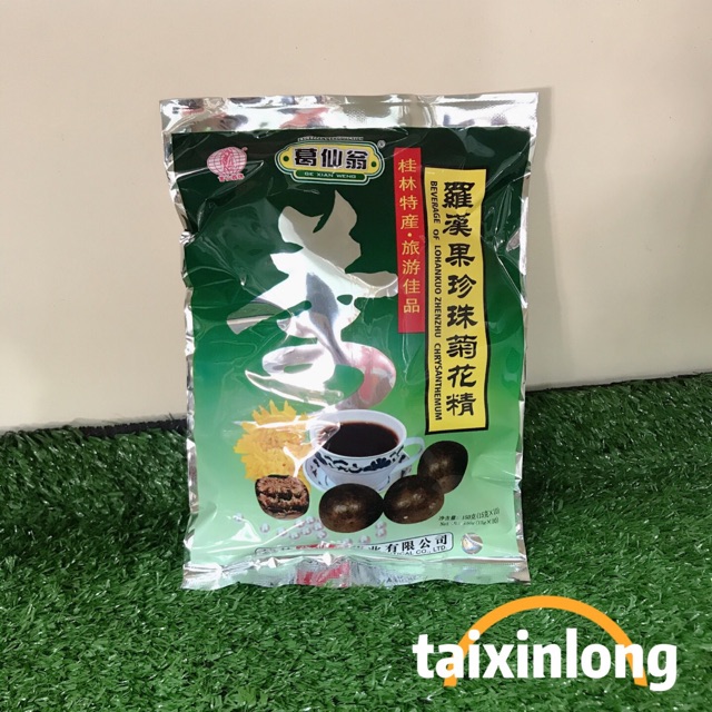เก๊กฮวยผสมหล่อฮังก๊วย(罗汉果菊花茶)1ถุง150g เครื่องดื่มสมุนไพร แก้ร้อนใน มีประโยชน์ต่อร้า ชงง่าย #สินค้าแนะนำ#