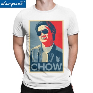 เสื้อยืดแขนสั้น คอกลม ผ้าฝ้ายแท้ พิมพ์ลาย The Hangover Mr Chow สําหรับผู้ชาย