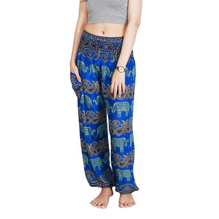 กางเกงช้าง กางเกงโยคะ กางเกงกระโปรง Thai  Elephant pants Palazzo pants Yoga Pants THE36