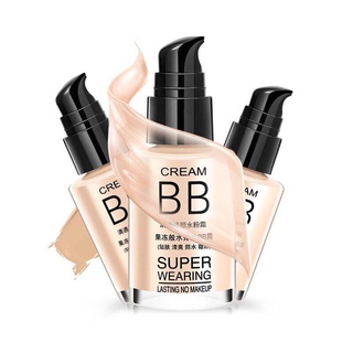 BB Cream SUPER WEARING บีบีครีมสำหรับผู้ที่เน้นการปกปิด พร้อม ปกป้องผิวหน้าจากแสงแดดเหงื่อ กันน้ำ 30ml NO.1001