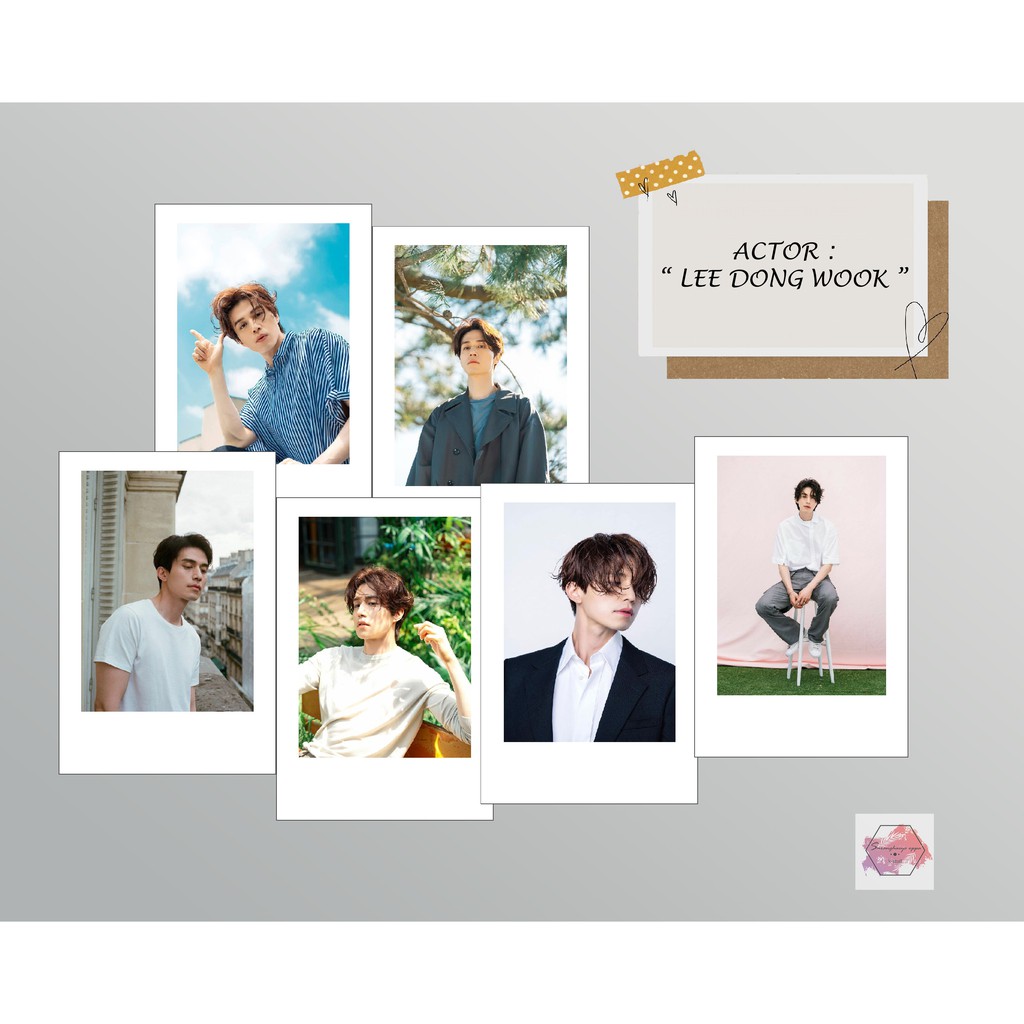 Lee DONG WOOK - ลาย K-ACTOR PHOTOCARD 5 ชิ้น