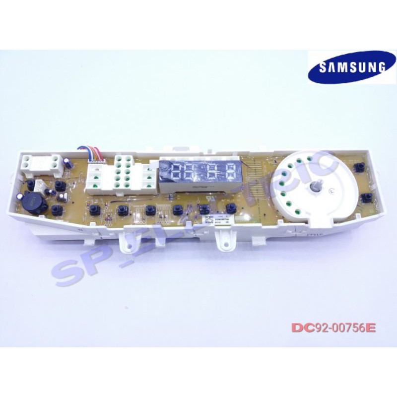 DC92-00756E แผง PCB เครื่องซักผ้า Samsung รุ่น WA11WPLEC/XST