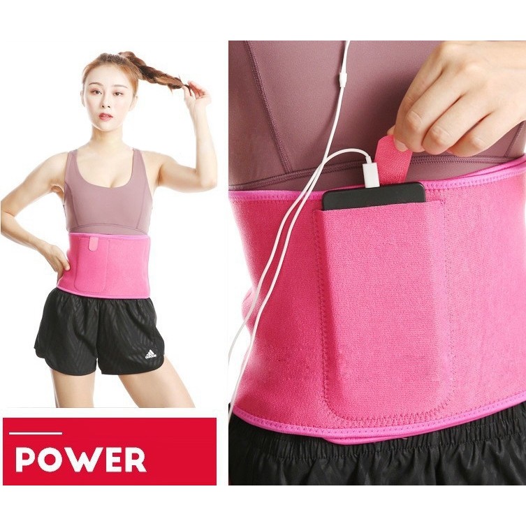 ส่งฟรี สายเข็มขัดรัดเอวสําหรับสตรีเหมาะกับการออกกําลังกายเล่นฟิตเนส เข็มขัดรัดเอวกระชับสัดส่วน waistband-สีดำ+สีชมพ,S เก็บเงินปลายทาง