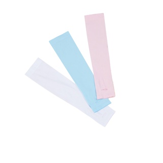 โปรโมชั่น : Lovito อุปกรณ์เสริมกีฬา ปลอกแขน L004009 ขาวน้ำเงินชมพู