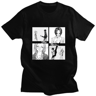 [S-5XL] เสื้อยืดแขนสั้นลําลอง ผ้าฝ้าย 100% พิมพ์ลายอนิเมะ Nana Osaki สไตล์ฮิปฮอป แฟชั่นฤดูร้อน สําหรับผู้ชาย