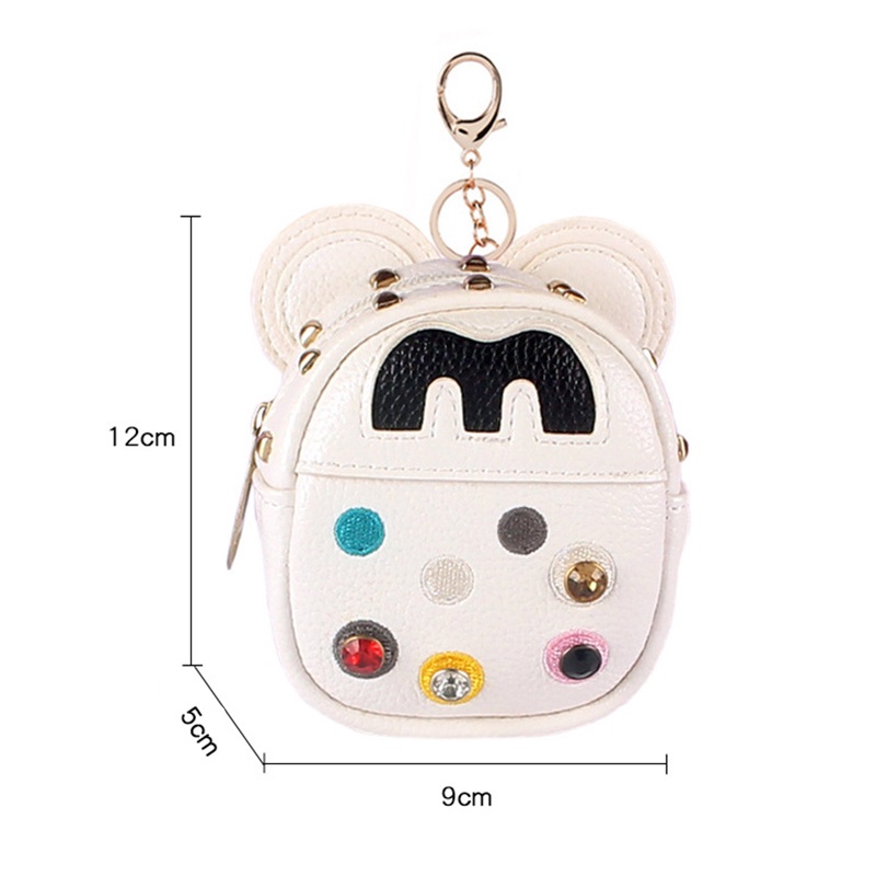 กระเป๋าใส่เหรียญ ใส่บัตร ขนาดเล็ก น่ารัก เรียบง่าย สําหรับนักเรียน ราคา ถูกที่สุด ดีลบีเคเค แกลเลอรีภาพที่ 5