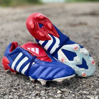 Adidas Predator Mania "Remake" หนังแท้/ลิ้นพับมีสายรัด ⚡พร้อมของแถม⚡