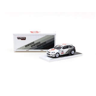 Honda Civic Type R EK9  BRIDE  With Container 1:64 (TARMAC WORKS)