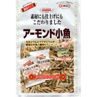 Maruesu Almond Kozakana Fish 48g มารุเอสุ ถั่วอัลมอนด์ ผสมปลาแอนโชวี่ ญี่ปุ่น โคซากานะ และเมล็ดงา 48 กรัม