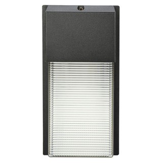 Exterior wall lights OUTDOOR WALL SCONCE SENSOR LIGHT MOS LM2004 ALUMINIUM/PLASTIC BLACK External lamp Light bulb ไฟผนัง