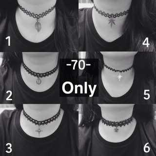 Choker!! 70บาทราคาเดียวทั้งร้าน(โค้ดBABE  ลด80 บาทขั้นต่ำ200)