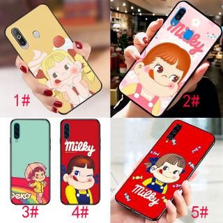 เคสโทรศัพท์แบบนุ่ม 78 peko milky สําหรับ samsung a 5 a 6 a 7 a 8 a 9 j 4 j 6 plus prime 2018