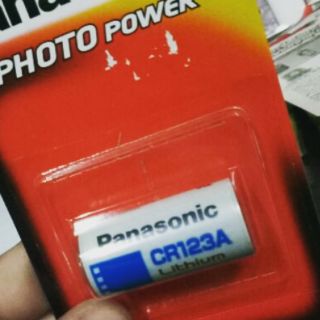 ถ่าน Panasonic รุ่น CR123A 1ก้อน สินค้าภาพของจริง