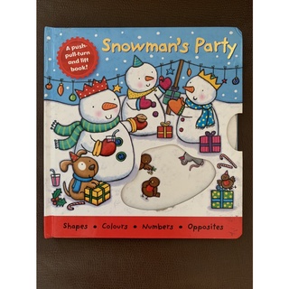 [มือสอง] Igloobooks หนังสือบอร์ดบุ๊ค snowman’s party (push-pull-turn-lift book)