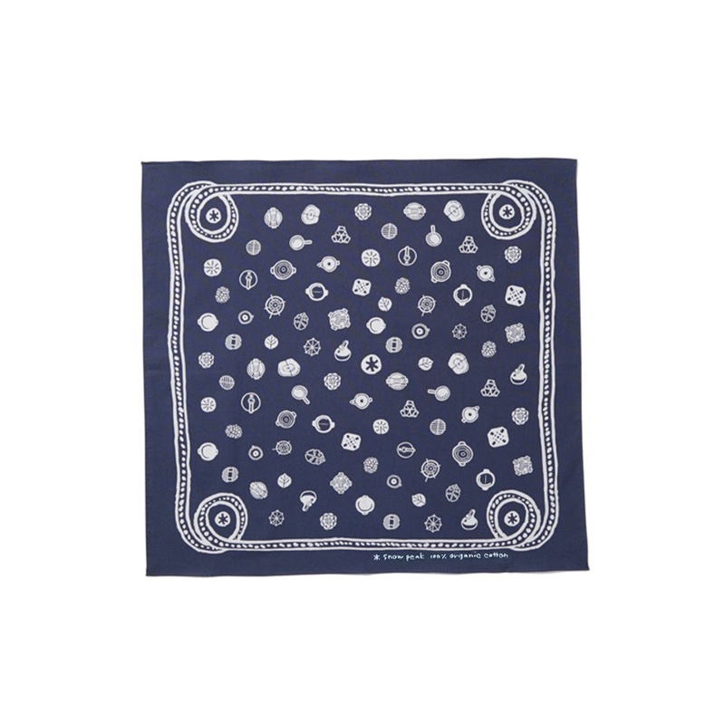 Snow Peak Cotton SP Dot Bandana One ผ้าเช็ดหน้า ผ้าอเนกประสงค์