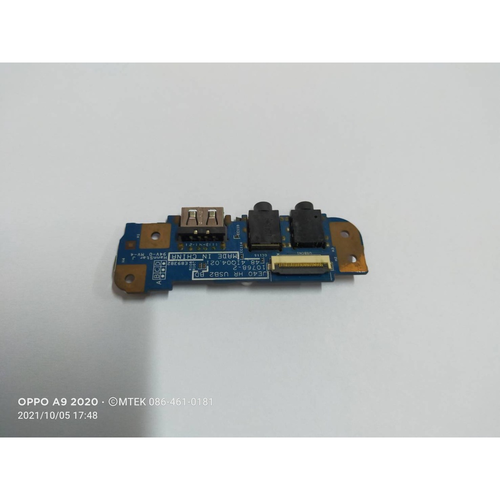 แผงวงจร Audio and USB Board Acer Aspire 4352 4560 4743 4750 4752 USB BOARD 48.4IQ04.02M (มือสอง)