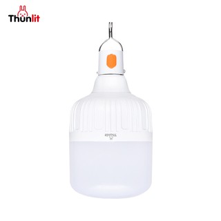 Thunlit หลอดไฟฉุกเฉิน หลอดไฟ LED ไฟฉุกเฉิน ชาร์จไฟ ไร้สาย แบบพกพา 20W 1200mAh พร้อมขอเกี่ยว หลอดไฟกลางแจ้ง สำหรับแคมป์ปิ้ง ปาร์ตี้ก บาร์บีคิวลางแจ้ง กิจกรรมกลางแจ้ง