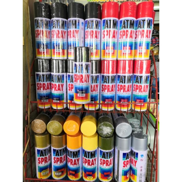 สีสเปรย์ ATM (ถ้าสั่ง 12 กระป๋องคละสีได้ราคาปรับลงเองอัตโนมัติ)สีสเปรย์คุณภาพสูง ราคาประหยัด