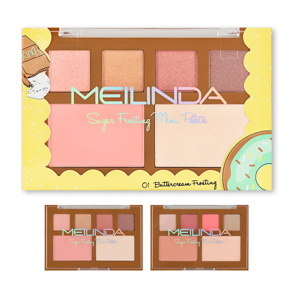 ขายส่ง คุณภาพดี ราคาถูก MEILINDA Sugar Frosting Mini Palette