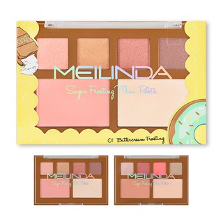 MEILINDA Sugar Frosting Mini Palette แบรนด์เกาหลี ราคาไม่แพง