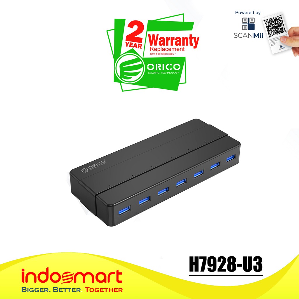 ฮับ Usb 7 พอร์ต ORICO H7928-U3 USB3.0