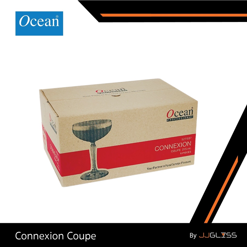JJGLASS - (Ocean) 1527S07 Connexion Coupe 7oz. (215ml.) [1กล่อง (6ใบ)] แก้วแชมเปญ แก้วค็อกเทล