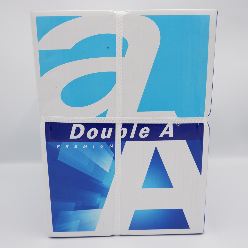 🔥ออกใบเสร็จได้!!🔥 Double A 1 ลัง A4 กระดาษถ่ายเอกสาร AA ปริ้นงาน A4 80 แกรม บรรจุ 5 รีม/กล่อง ดับเบิ