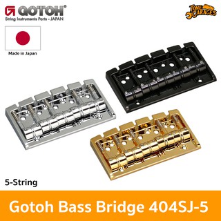 Gotoh 404SJ-5 5-String Bass Bridge Multi-Tonal Series หย่องเบสไฟฟ้า 5 สาย Made in Japan