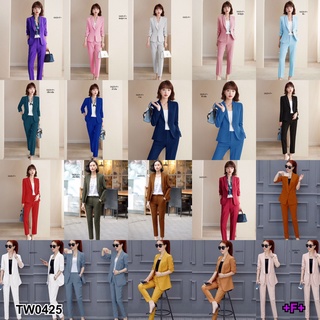 SS0425 Set Suit สูท 2 ชิ้น ปกกล้วย