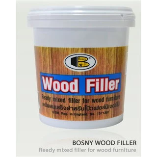ฺBosny วู๊ด ฟิลเลอร์ บอสนี่ เคมีผสมเสร็จสำหรับโป้วไม้ ขนาด 0.5 กก.