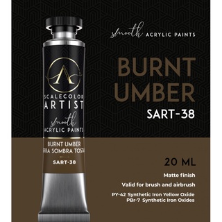 BURNT UMBER สีโมเดลเกรดพรีเมี่ยม Scale 75