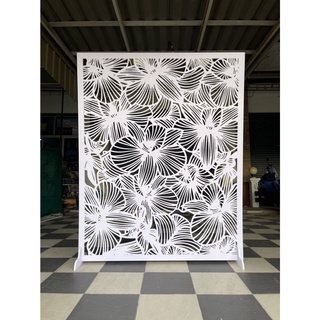 พลาสวูดฉลุลาย ฉากกั้นห้อง ขนาด 100 x 120 cm. สวยงาม เสริมฮวงจุ้ย ฉากกั้นบังตา มีหลายขนาด แจ้งลายทางแชทได้เลยค่ะ!!