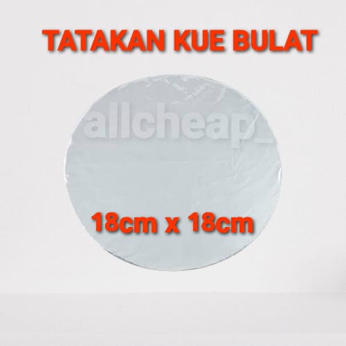 PLYWOOD BOARD BASE FOR TART CAKE ขนาด 18x18cm PLYWOOD ROUND WOODEN BASE
