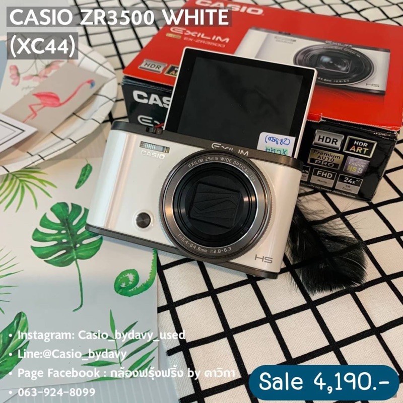 กล้อง Casio ZR3500 White (XC44) สินค้ามือสอง