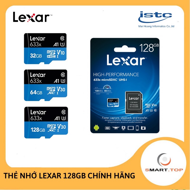 Lexar Memory Card Genuine DSS 128Gb 64Gb 32Gb Yoosee U3, Class 10