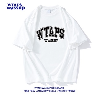 Wtaps เสื้อยืดคอกลม แขนสั้น แฟชั่นฤดูร้อน สําหรับคู่รัก ผู้ชาย และผู้หญิง