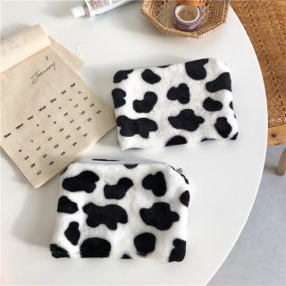 🌠พร้อมส่ง🌠~ กระเป๋าคลัทช์ลายนุ้งวัวนุ่มนิ่ม ~