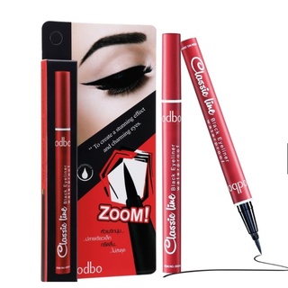 ⚡FLASH SALE⚡♡พร้อมส่ง์ odbo Classic Line Black Eyeliner Waterproof 1ml OD310 โอดีบีโอ คลาสสิก ไลน์ แบล็ค อายไลเนอร์ ไม่แ