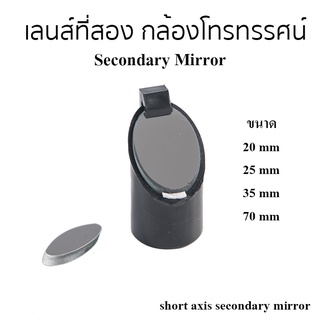 เลนส์ลำดับที่สองของกล้องโทรทัศน์ หรือ Secondary Mirror ประดิษฐ์กล้อง DIY Newtonian Reflection Astronomical