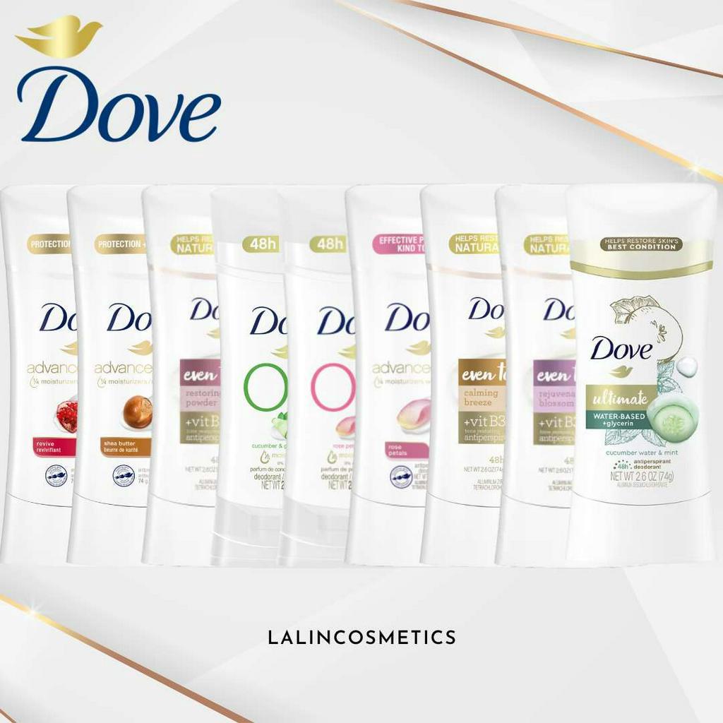 Dove โรลออน ระงับกลิ่นกาย ปกป้องยาวนาน Antiperspirant Deodorant ของแท้ 100% สินค้านำเข้าจาก USA