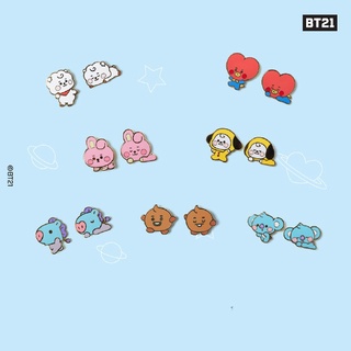 เข็มกลัด ลายการ์ตูน Kpop BTS RJ BABY Series น่ารัก 2 ชิ้น ต่อชุด