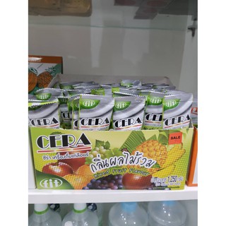 Cera เครื่องดื่มเกลือแร่กินผลไม้รวมซองบรรจุ 25 กรัมกล่องบรรจุ 50 ซอง