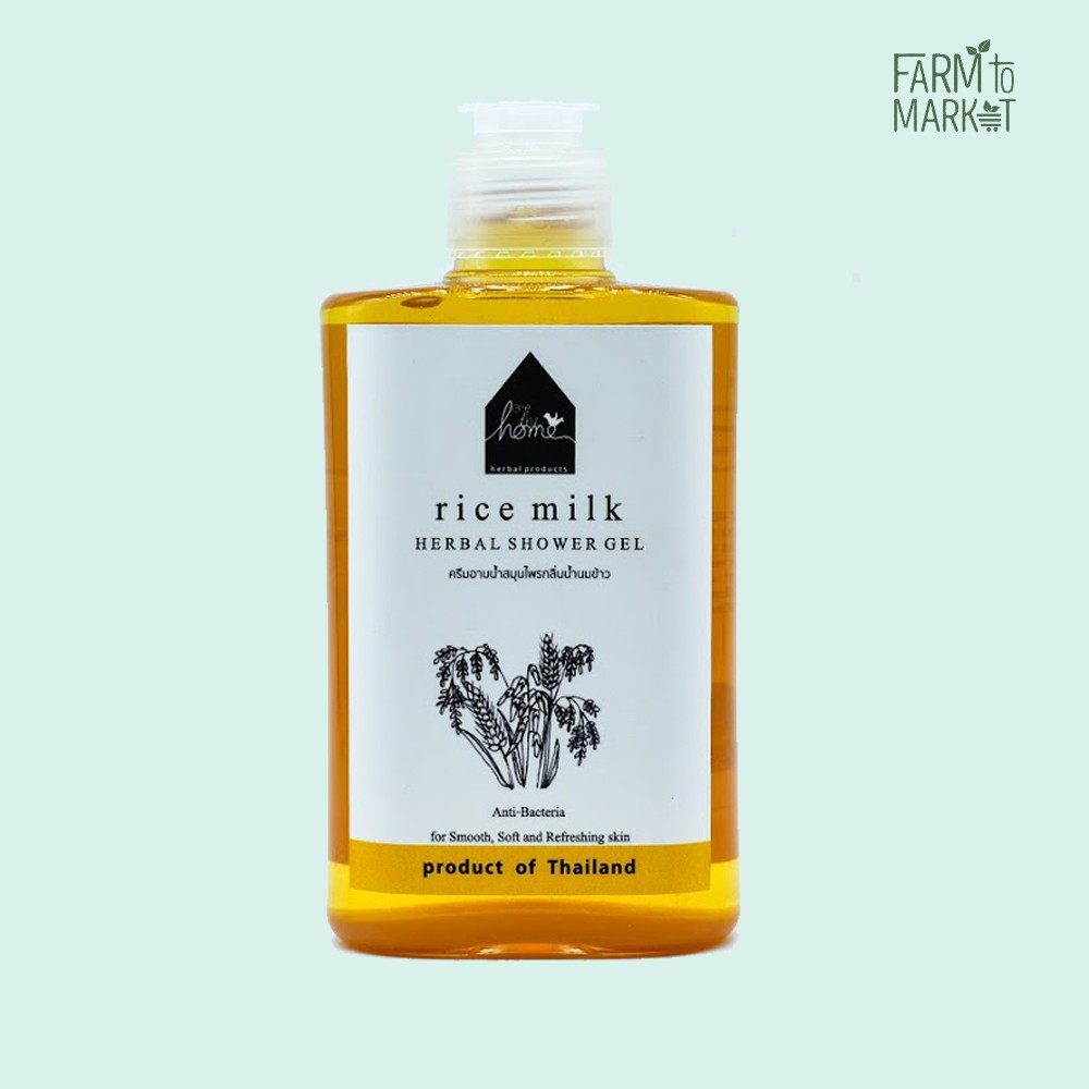 ครีมอาบน้ำสูตรน้ำนมข้าว The Home-Rice Milk Shower Gel