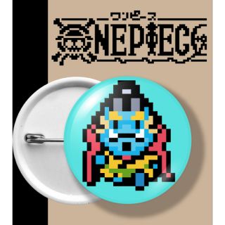 ONE PIECE BADGE PIXEL เข็มกลัด วันพีช จินเบ jinbei