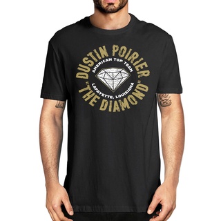 ROUNDคอลูกเรือNeckเสื้อยืด ลาย Ufc Dustin The Diamond Poirier 2022-4XL