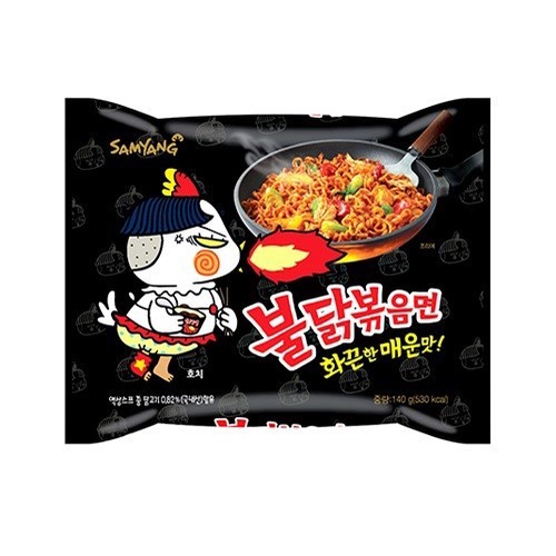 มาม่าเผ็ดเกาหลี samyang สีดำ (ยกแพค)