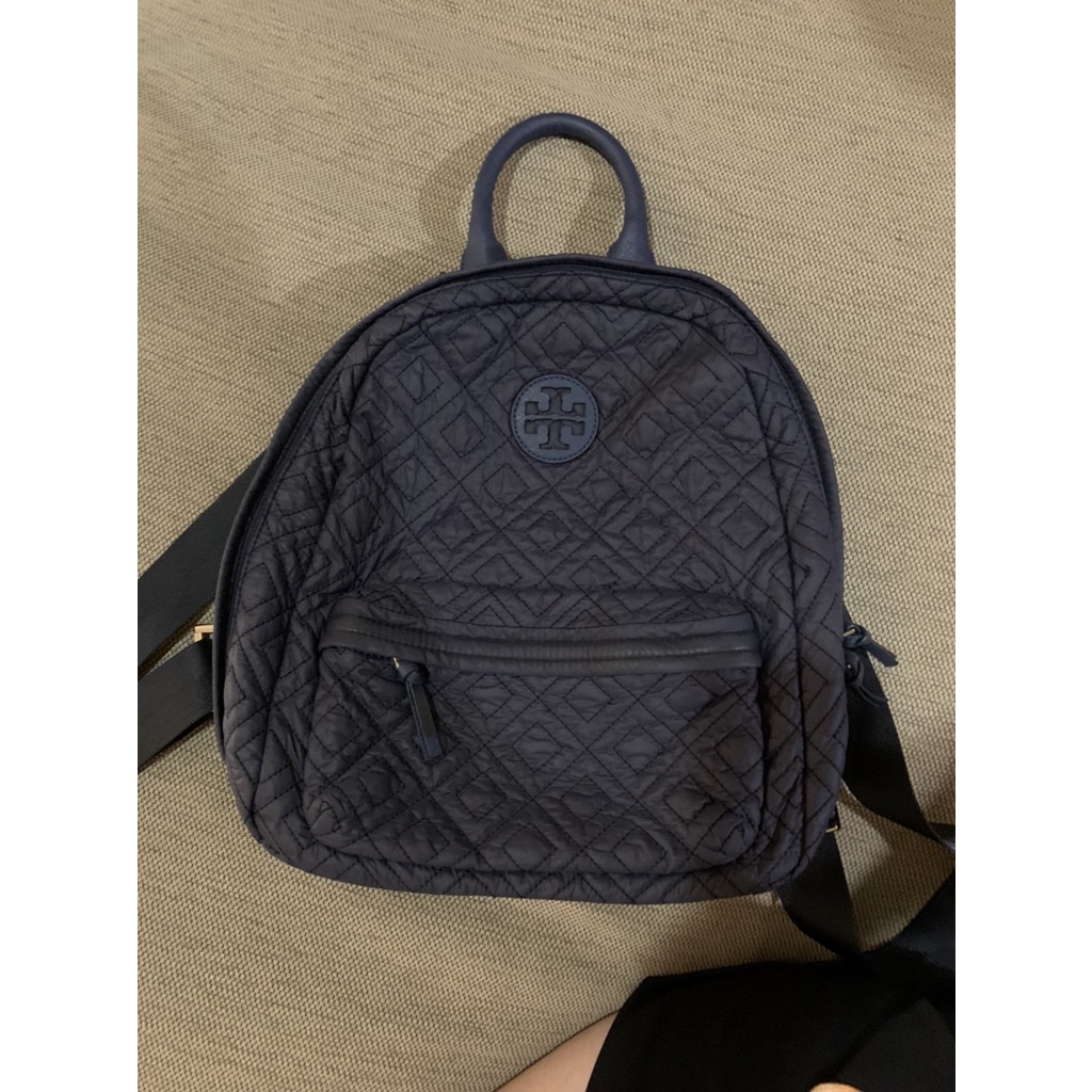 🎒มือสอง🎒กระเป๋าเป้ผู้หญิง แบรนด์เนม tory burch ทอรี เบิร์ช สภาพพร้อมใช้งาน