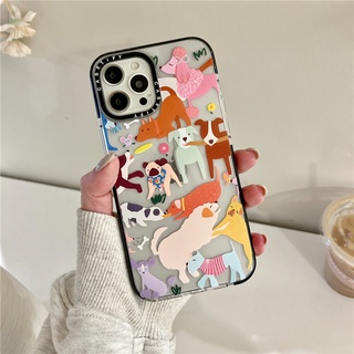 CASETiFY พร้อมส่งเคสโทรศัพท์มือถือซิลิโคน Tpu ลายการ์ตูนสุนัขกันกระแทกสําหรับ Iphone 13 Pro Max 12 11 Pro Max Xr X Xs Max 7/8 Plus Se2020 12