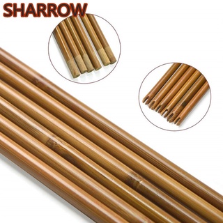 6/12/24Pcs 33 "/83 ซม.ธนูลูกศรเพลาไม้ไผ่ Arrow Shafts Self Nock Handmade 8mm Arrow DIY เครื่องมือการล่าสัตว์อุปกรณ์เสริม