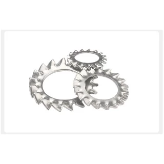 แหวนจักร นอก ถี่นอก กันคลาย สแตนเลส 304 ถี่นอก M3 M4 M5 M6 M8 / External Toothed Lock Washer SUS304